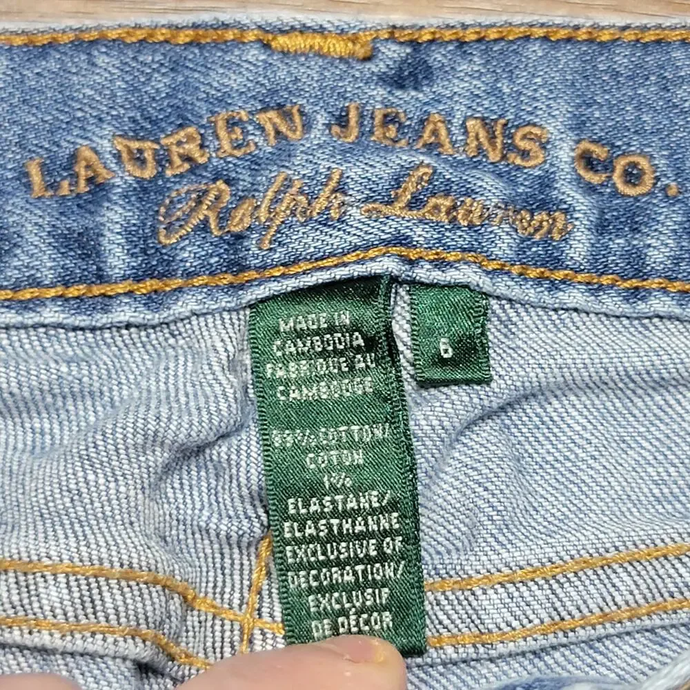 Lauren Ralph Lauren Straight Denim Jeans - Size 6
